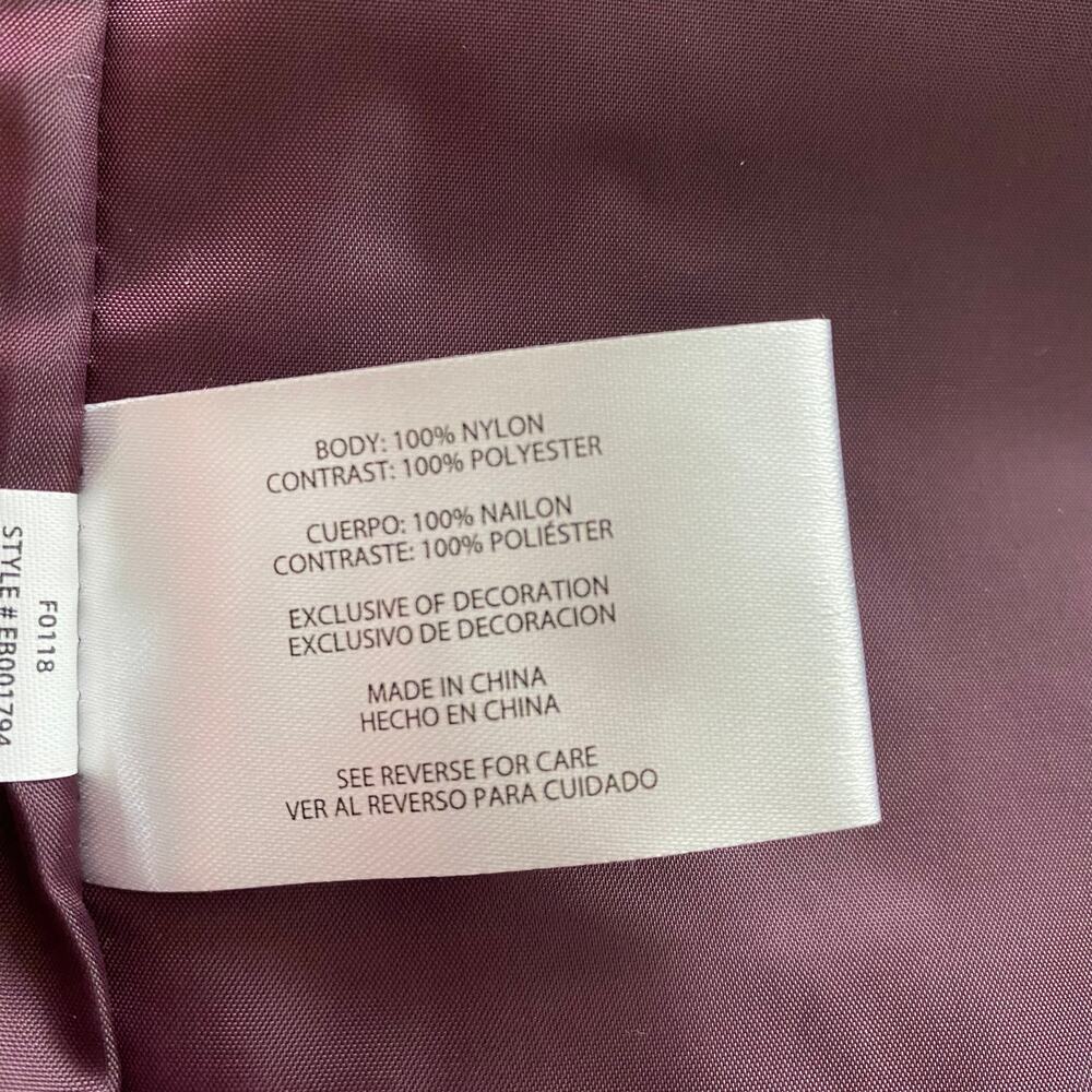 Eddie Bauer Alpine Puffer Vest Women S Wine Leaf Cottagecore Water Repellent NWT - Picture 11 of 14